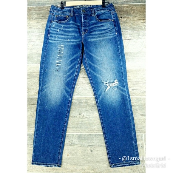 American Eagle Outfitters Denim - American Eagle Distressed Boyfriend jeans 8 NWOT